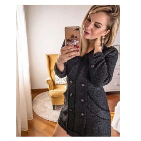 Zara tweed blazers dress (8196) - Picture 2 of 7
